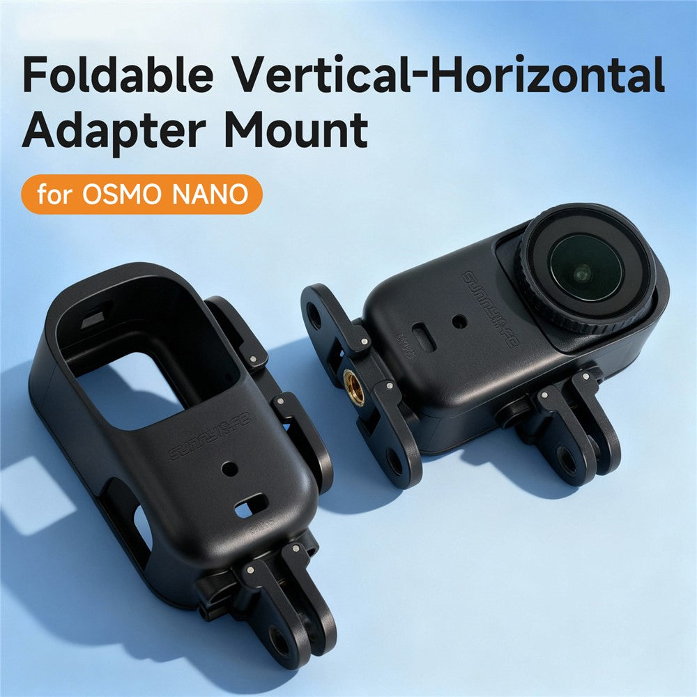 SUNNYLIFE ON-BK065 For DJI Osmo Nano Protective Frame Horizontal / Vertical Camera Adapter Mount