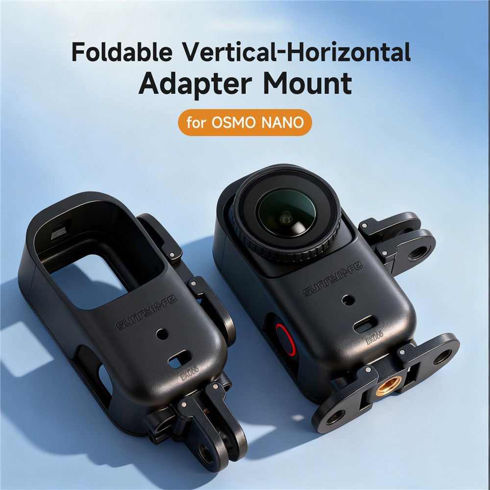 SUNNYLIFE ON-BK065 For DJI Osmo Nano Protective Frame Horizontal / Vertical Camera Adapter Mount