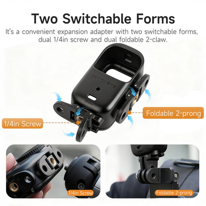 SUNNYLIFE ON-BK065 For DJI Osmo Nano Protective Frame Horizontal / Vertical Camera Adapter Mount