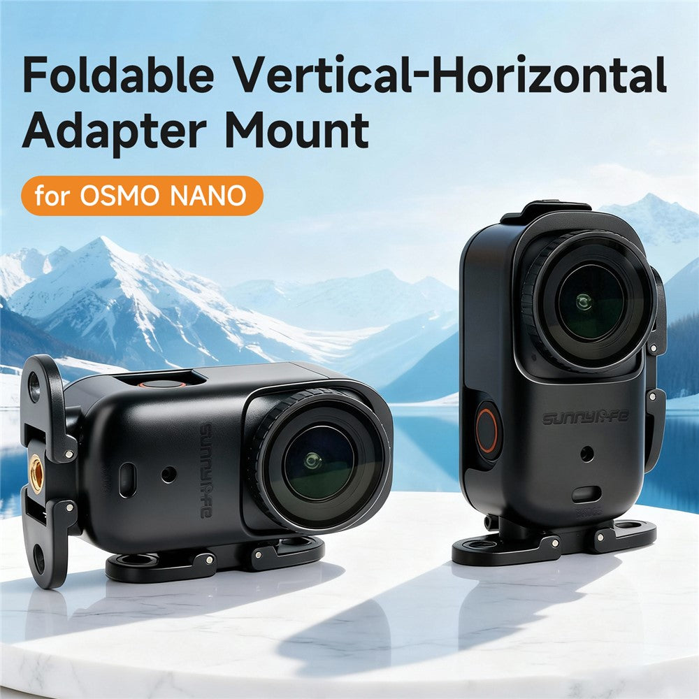 SUNNYLIFE ON-BK065 For DJI Osmo Nano Protective Frame Horizontal / Vertical Camera Adapter Mount