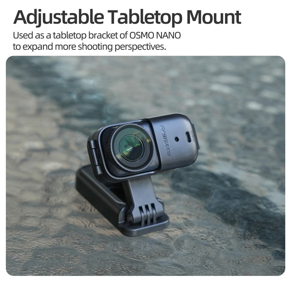 SUNNYLIFE ON-DZ063 For DJI Osmo Nano Magnetic Mount Stand 360 Degree Rotatable Folding Camera Holder