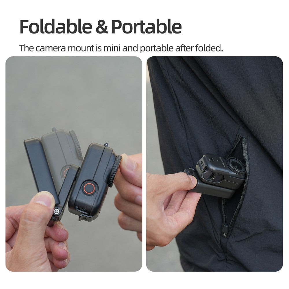 SUNNYLIFE ON-DZ063 For DJI Osmo Nano Magnetic Mount Stand 360 Degree Rotatable Folding Camera Holder