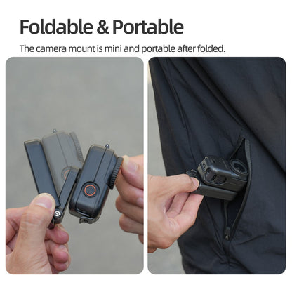 SUNNYLIFE ON-DZ063 For DJI Osmo Nano Magnetic Mount Stand 360 Degree Rotatable Folding Camera Holder