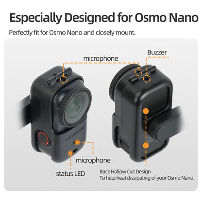 SUNNYLIFE ON-DZ063 For DJI Osmo Nano Magnetic Mount Stand 360 Degree Rotatable Folding Camera Holder