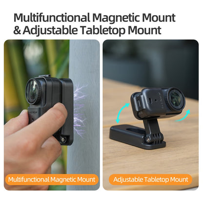 SUNNYLIFE ON-DZ063 For DJI Osmo Nano Magnetic Mount Stand 360 Degree Rotatable Folding Camera Holder