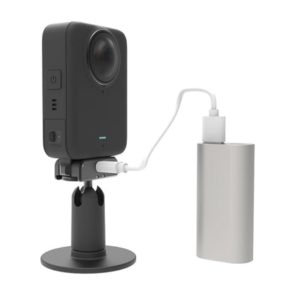 For DJI Osmo 360 / Action 5 / 4 / 3 Camera Magnetic Adapter Quick Release Mount with Type-C Charging Interface
