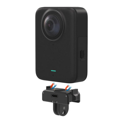For DJI Osmo 360 / Action 5 / 4 / 3 Camera Magnetic Adapter Quick Release Mount with Type-C Charging Interface