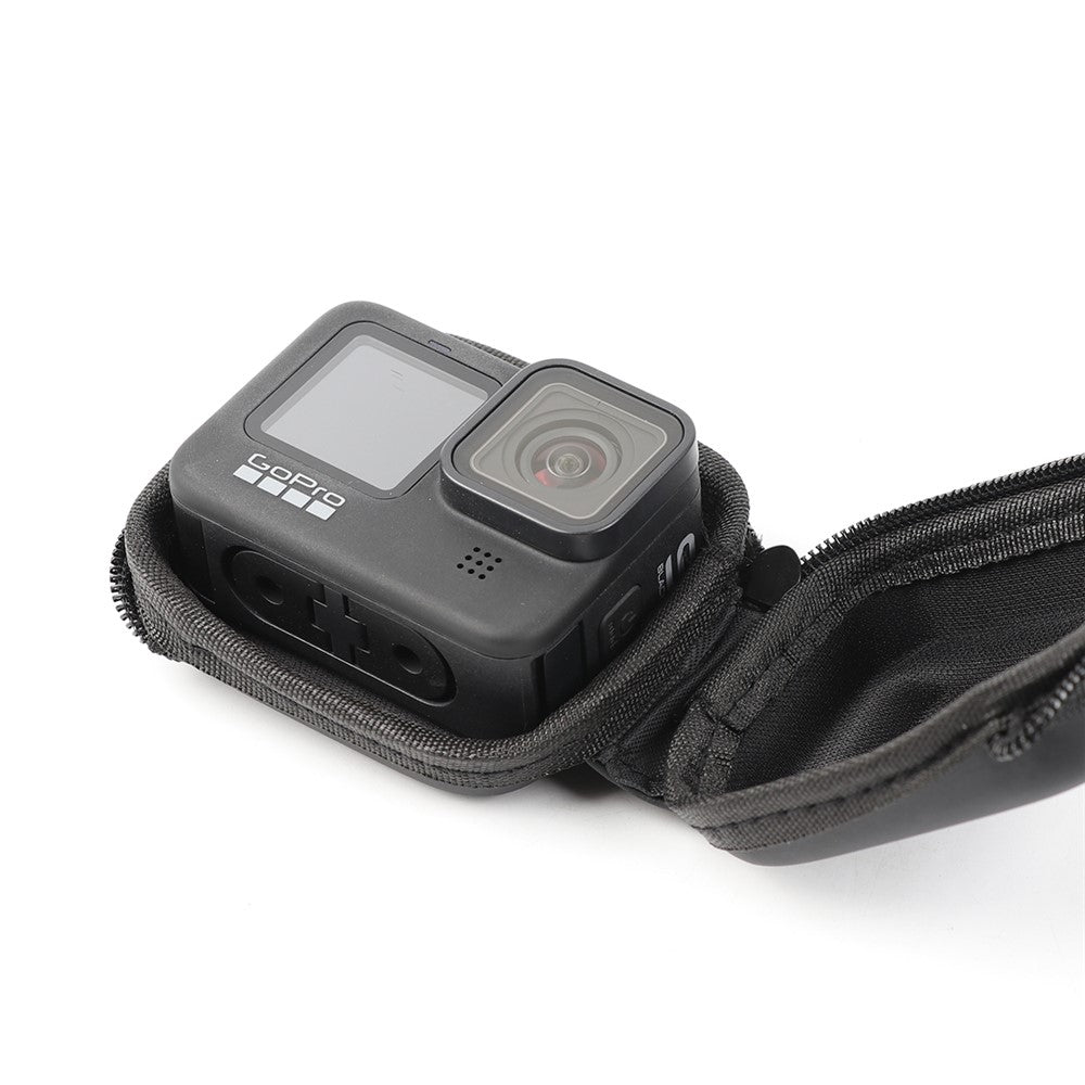 TELESIN AT1105 Half-open Zipper Storage Box Mini EVA Action Camera Container for GoPro Hero9 Black Camera Accessories