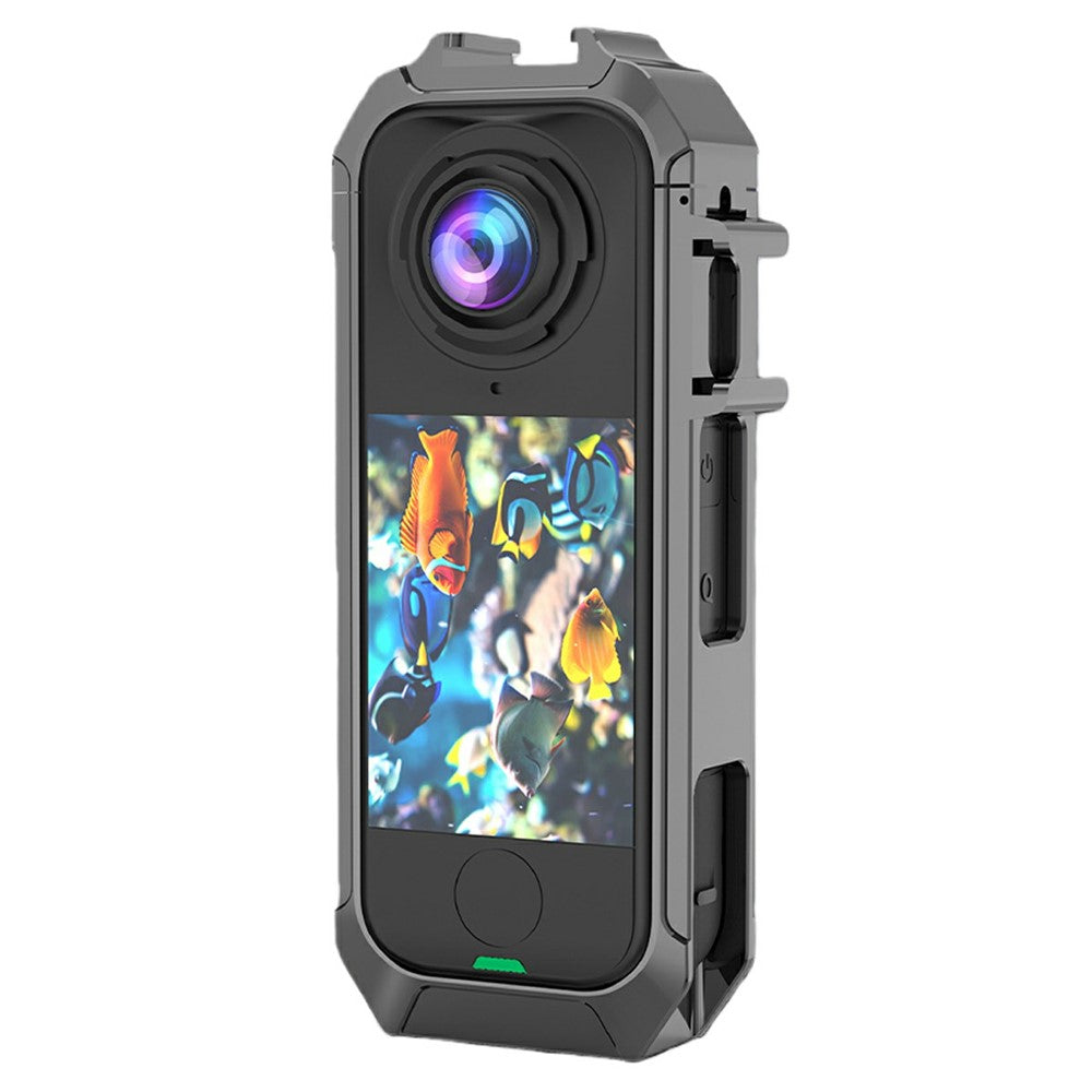 For Insta360 X4 Air Camera Metal Cage Quick Release Magnetic Protective Frame