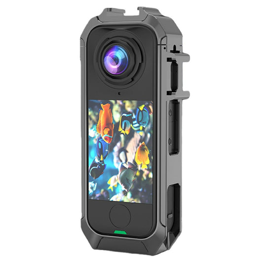 For Insta360 X4 Air Camera Metal Cage Quick Release Magnetic Protective Frame