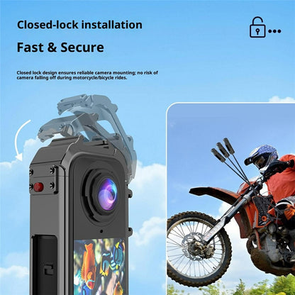 For Insta360 X4 Air Camera Metal Cage Quick Release Magnetic Protective Frame