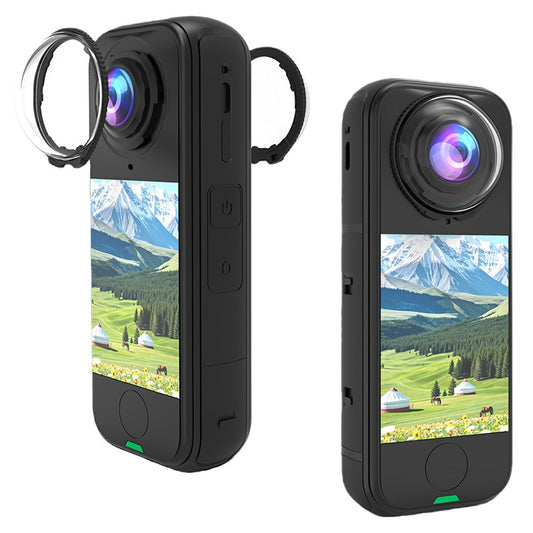 2Pcs For Insta360 X4 Air Optical Tempered Glass Lens Protector 10H Hardness Camera Lens Film