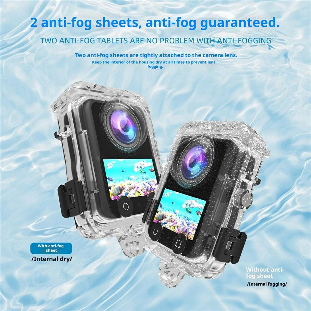For DJI Osmo 360 Camera Waterproof Case 40m Underwater PC Protective Cover
