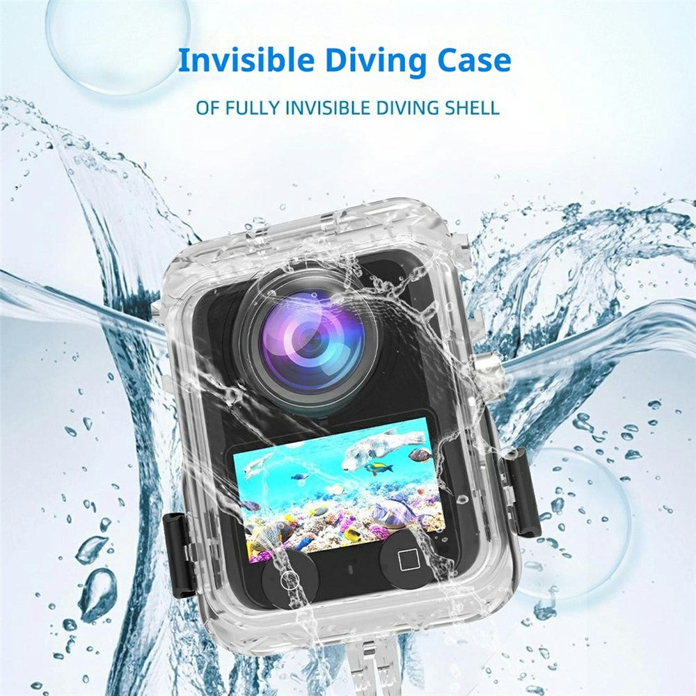 For DJI Osmo 360 Camera Waterproof Case 40m Underwater PC Protective Cover