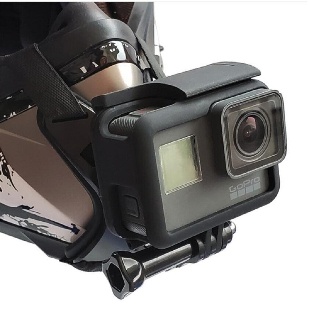 Motorcycle Helmet Chin Stand Mount Holder for GoPro HERO9 Black AT1108