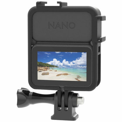 For DJI Osmo Nano Protective Case Plastic Action Camera Frame with 1 / 4 Adapter Mount