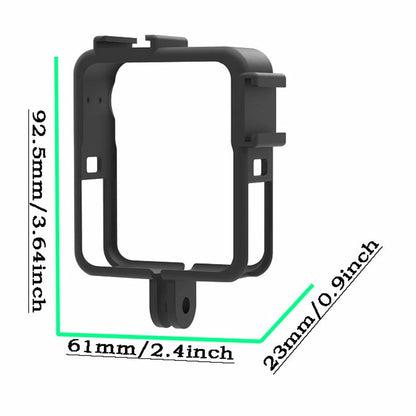 For DJI Osmo Nano Protective Case Plastic Action Camera Frame with 1 / 4 Adapter Mount