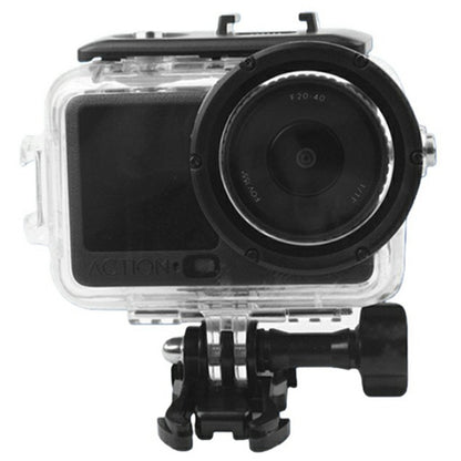 For DJI Osmo Action 6 Waterproof Case 60m Diving Action Camera Protective Shell with HD Tempered Glass Lens