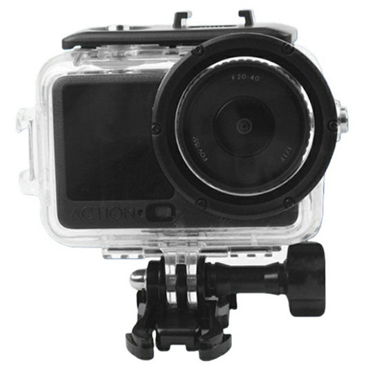 For DJI Osmo Action 6 Waterproof Case 60m Diving Action Camera Protective Shell with HD Tempered Glass Lens