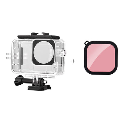 For DJI Osmo Action 6 Camera Underwater Diving Housing 45m Waterproof Case with Filter
