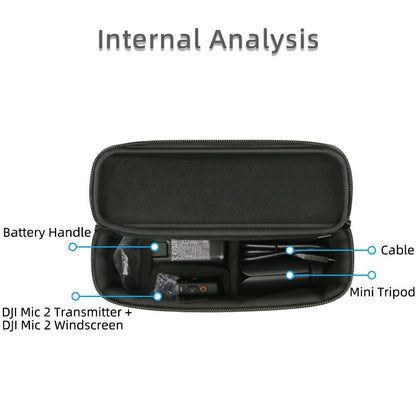 For DJI Osmo Pocket 3 Action Camera Carrying Bag Lycra Portable Storage Case with Hand Strap