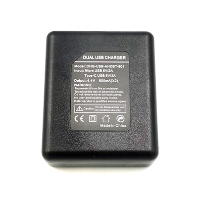 Double Channel Battery Charger for GoPro Hero 9 Black