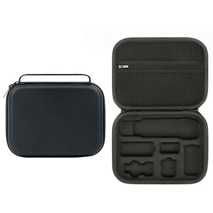 For DJI Osmo Pocket 3 PU Leather Carrying Case with Top Handle Action Camera Portable Storage Bag