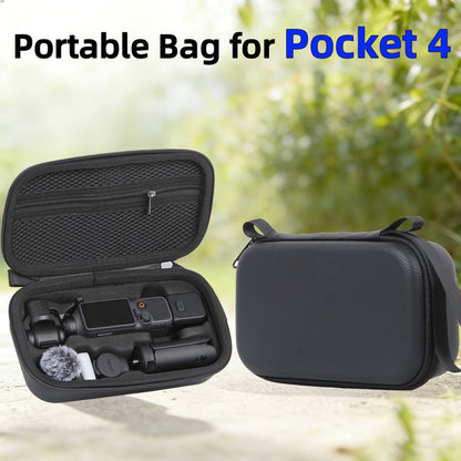 For DJI Osmo Pocket 4 Portable Carrying Case PU Storage Bag Protective Hard Shell