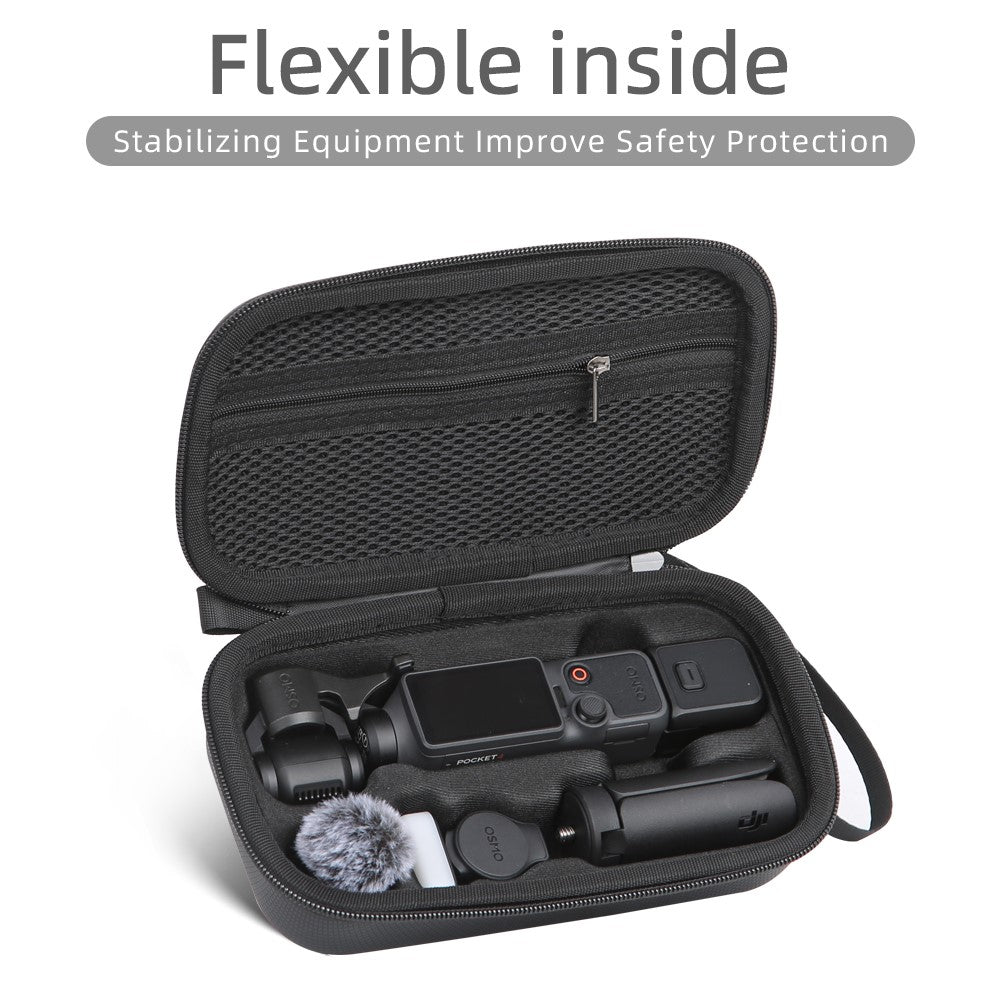 For DJI Osmo Pocket 4 Portable Carrying Case PU Storage Bag Protective Hard Shell