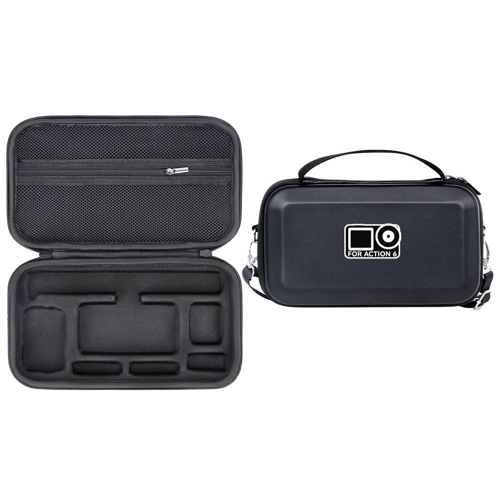 Storage Case for DJI Osmo Action 6 Portable Hard Shell Carrying Bag PU Lycra Waterproof Travel Case