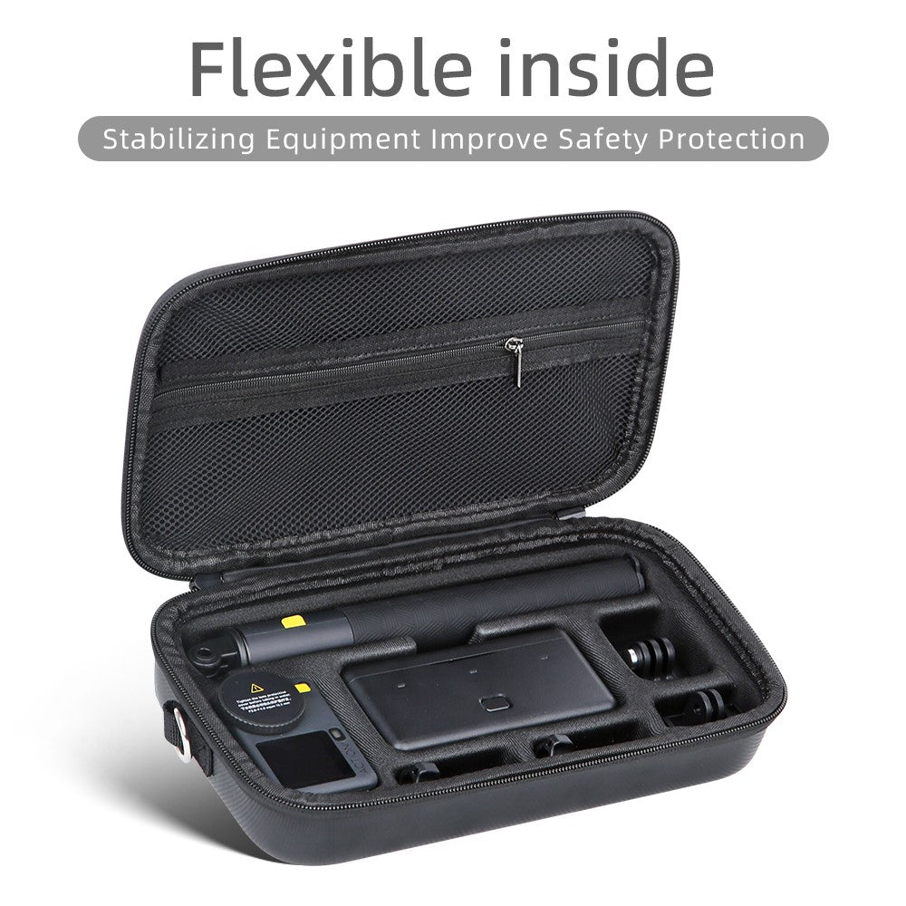 Storage Case for DJI Osmo Action 6 Portable Hard Shell Carrying Bag PU Lycra Waterproof Travel Case
