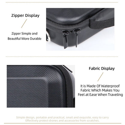 Storage Case for DJI Osmo Action 6 Portable Hard Shell Carrying Bag PU Lycra Waterproof Travel Case