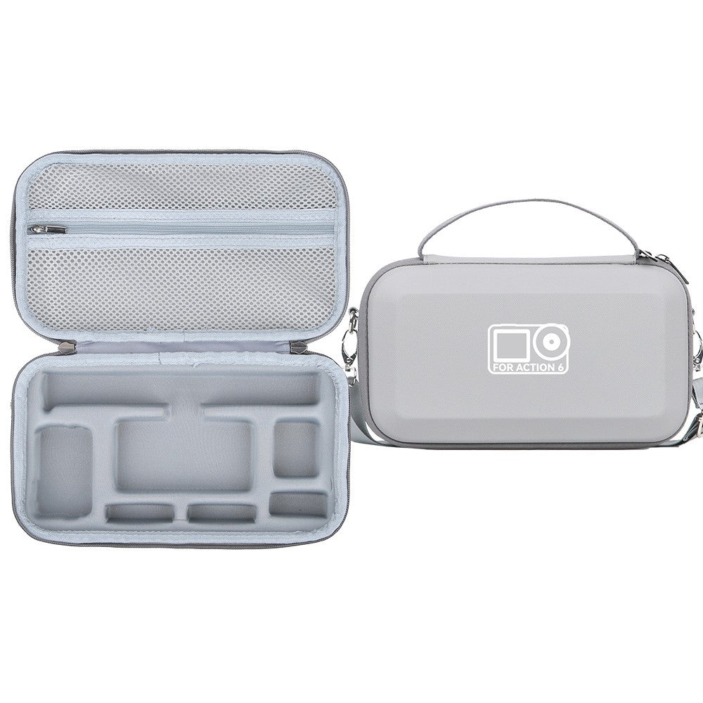 Storage Case for DJI Osmo Action 6 Portable Hard Shell Carrying Bag PU Lycra Waterproof Travel Case