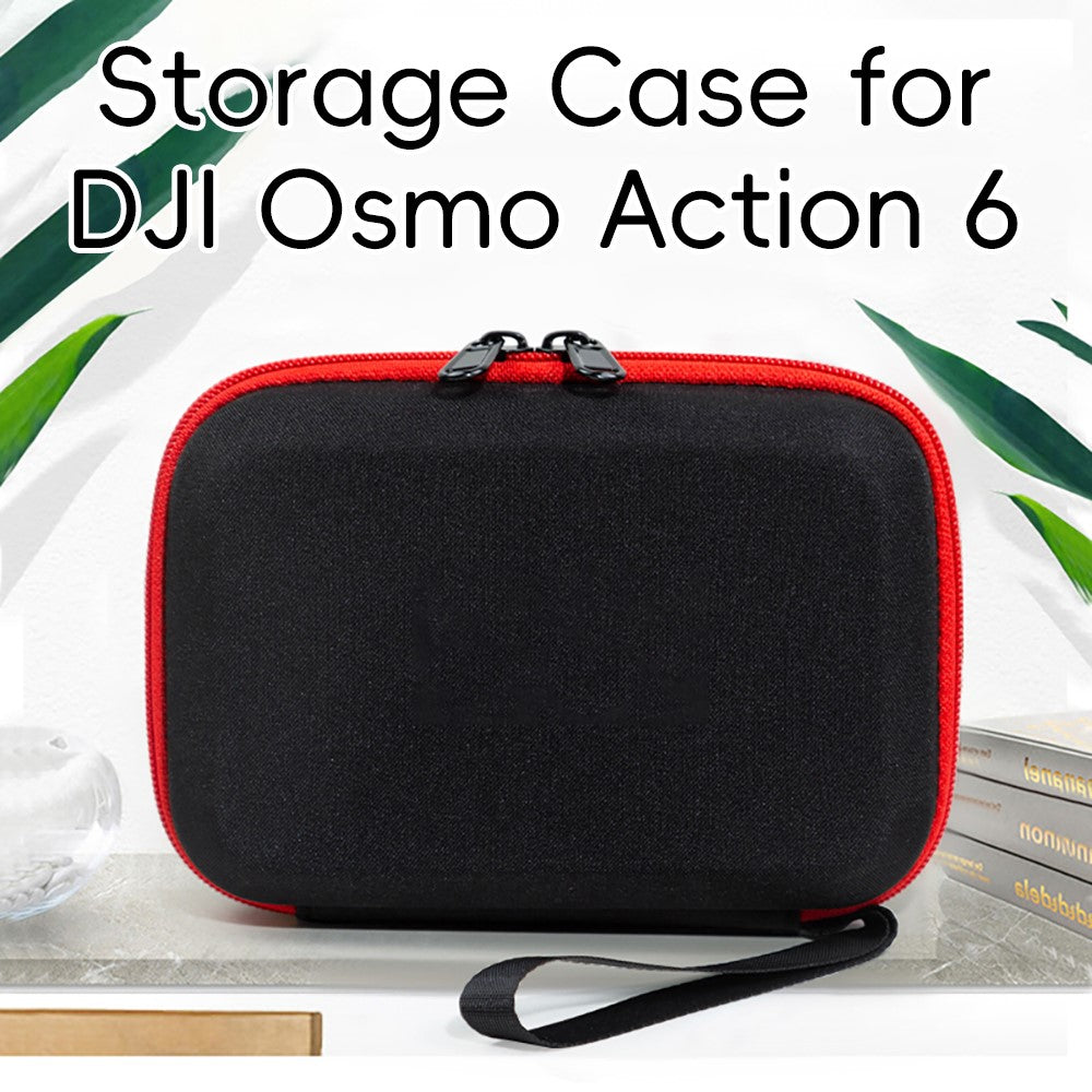 Storage Case for DJI Osmo Action 6 EVA Hard Shell Carrying Case Accessories Organizer Portable Travel Bag