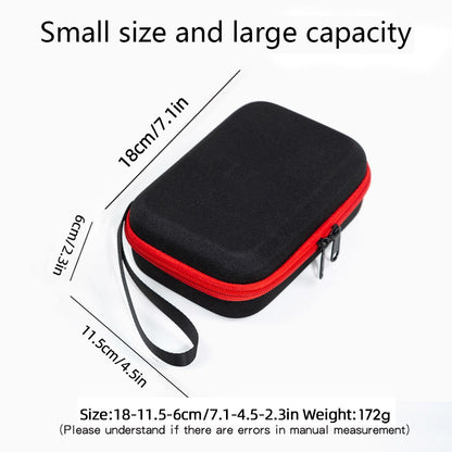 Storage Case for DJI Osmo Action 6 EVA Hard Shell Carrying Case Accessories Organizer Portable Travel Bag