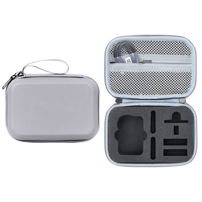 Carrying Case for DJI Osmo Action 6 PU Leather Storage Bag Portable Hard Shell Protective Pouch