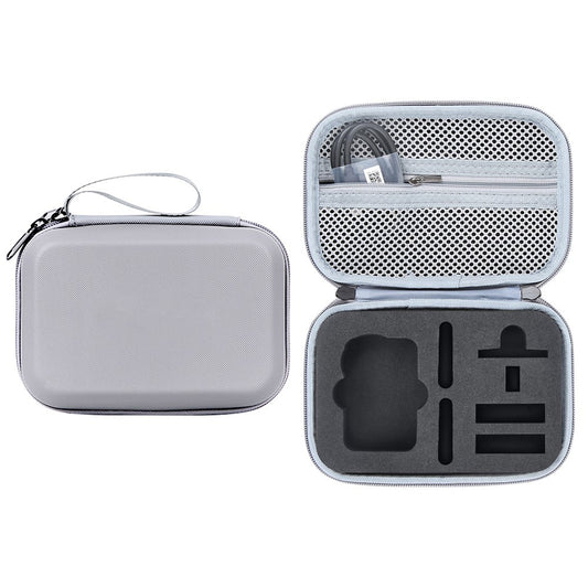 Carrying Case for DJI Osmo Action 6 PU Leather Storage Bag Portable Hard Shell Protective Pouch