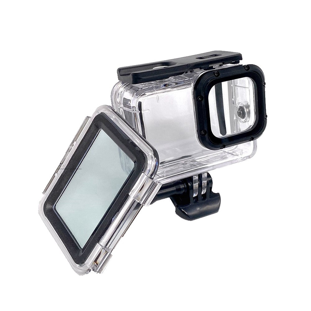 AT1156 Waterproof Camera Diving Case + Red/Pink/Purple Diving Filter Set for GOPRO HERO9 Black