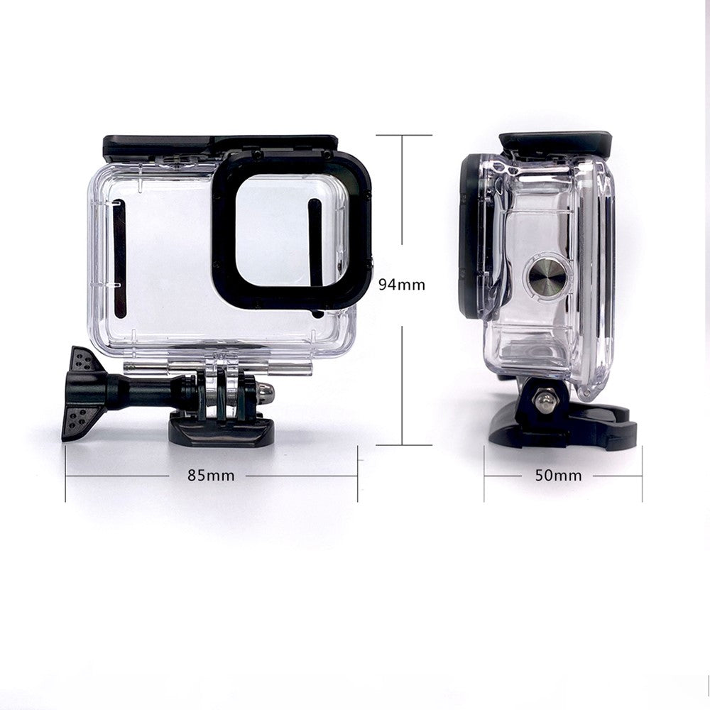AT1156 Waterproof Camera Diving Case + Red/Pink/Purple Diving Filter Set for GOPRO HERO9 Black