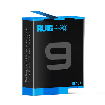 RUIGPRO AT1160 Battery Charger Kit Battery Storage Box for Gopro Hero9 Black