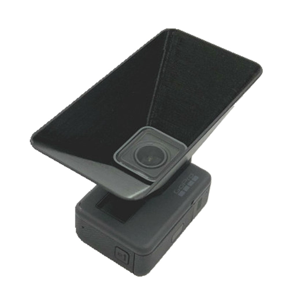 AT1169 Anti-glare Lens Hood Camera Bayonet Square Lens Hood (L Size) for GoPro Hero 5 6 7 Black Action Camera
