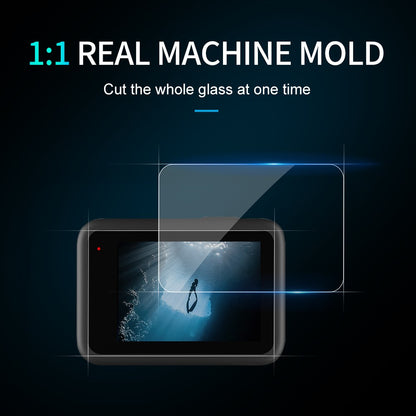 TELESIN Lens + Front and Back LCD Display Tempered Glass Film for GoPro Hero 9 / 10 / 11