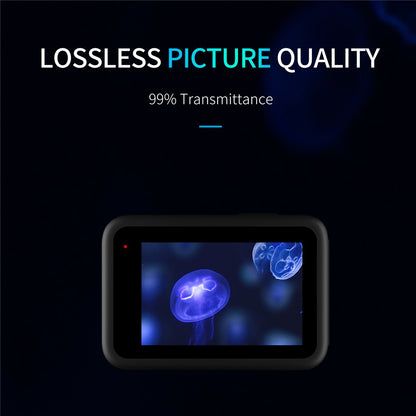 TELESIN GP-FLM-902 Anti-Scratch PET Front Display Film + PET Lens Protector + Rear Display PET Film for GoPro Hero 9 / 10 / 11