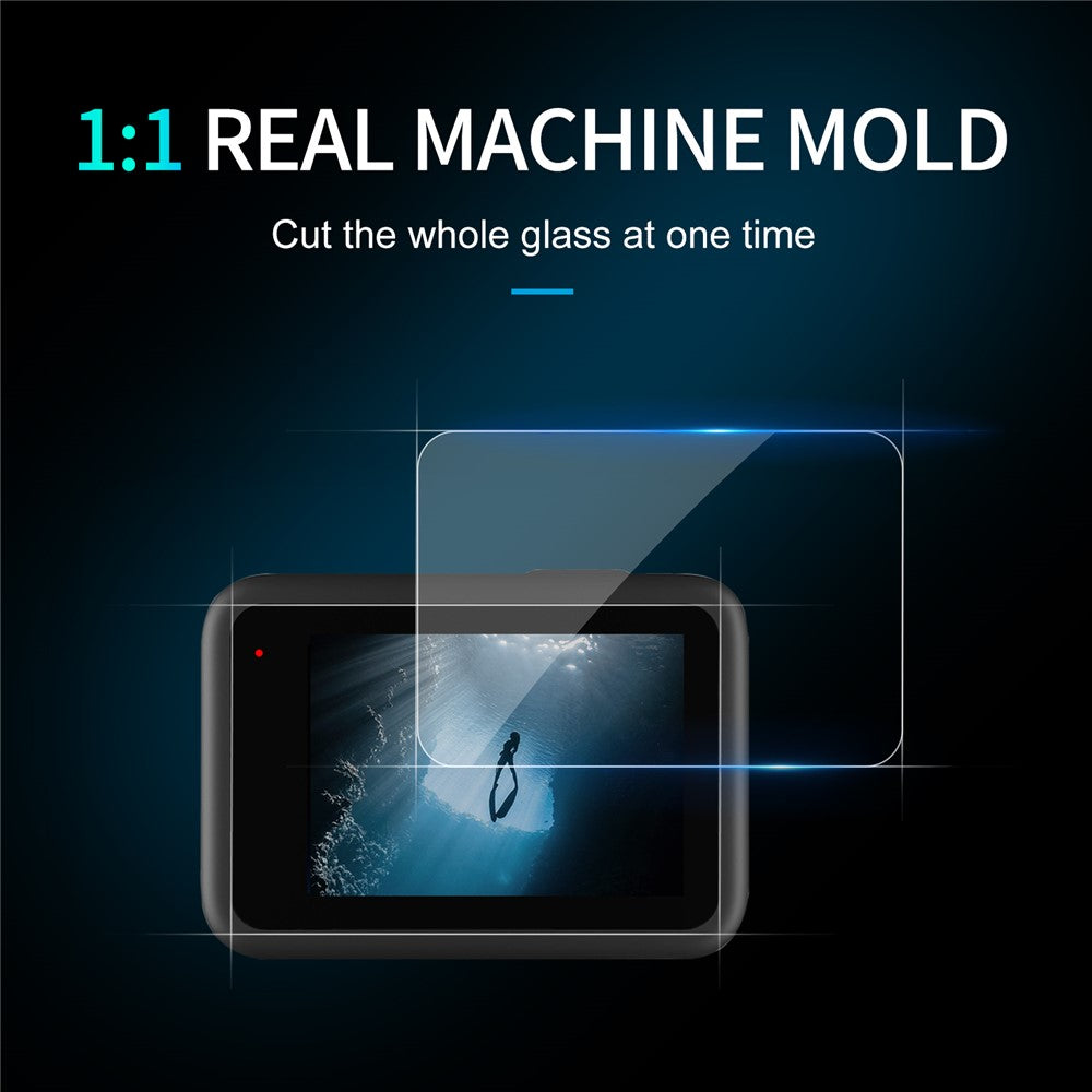 TELESIN GP-FLM-902 Anti-Scratch PET Front Display Film + PET Lens Protector + Rear Display PET Film for GoPro Hero 9 / 10 / 11