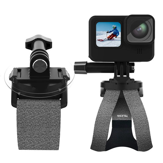 TELESIN GP-WFS-221 360 Degrees Rotation Wrist Hand Strap Camera Holder Mount Band for GoPro Hero 9 / 10 / 11 Action Camera