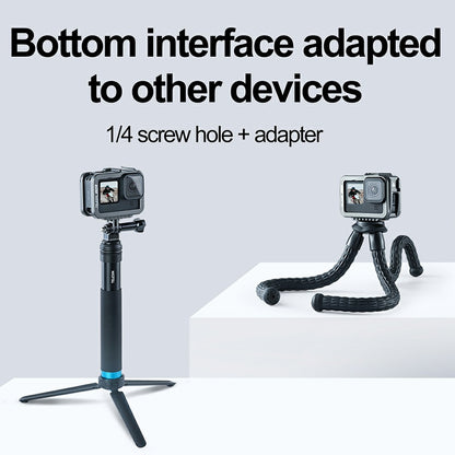 TELESIN GP-FMS-901 Camera Protective Frame Anti-drop Metal Housing Case for GoPro Hero 9 / 10 / 11