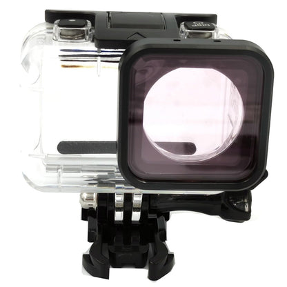 AGDY38 3Pcs/Set Red Pink Purple Lens Filters for DJI Osmo Action Camera Square Mouth Style Waterproof Diving Case Shell