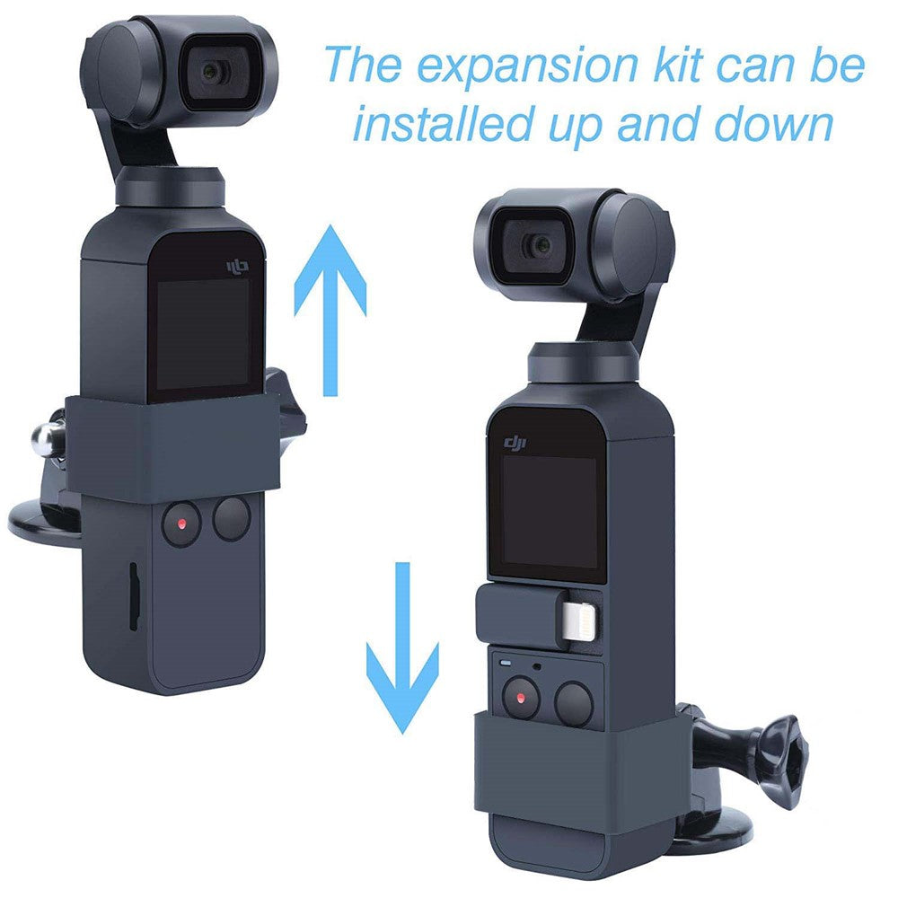 AGDY34 Camera Frame Bracket Holder Mount Stand with 1/4 Adapter and Screw for DJI Osmo Pocket/Pocket 2