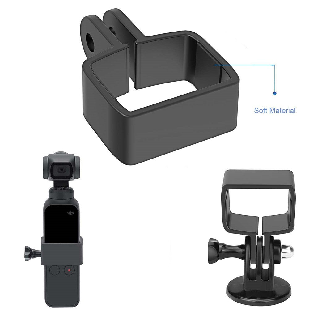 AGDY34 Camera Frame Bracket Holder Mount Stand with 1/4 Adapter and Screw for DJI Osmo Pocket/Pocket 2