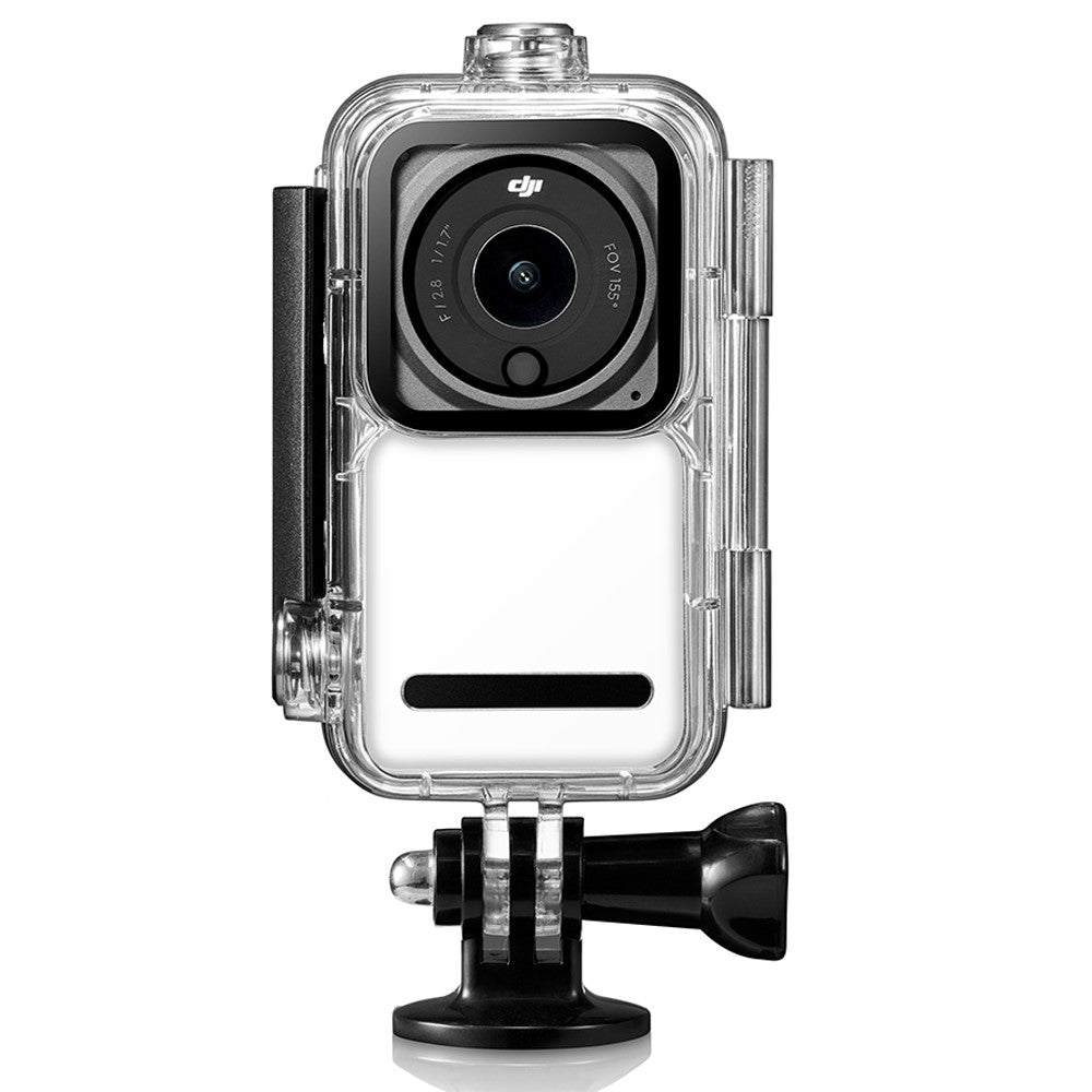 AGDY56 60m Waterproof Camera Housing Underwater Diving Shell Case with 3 Lens Filters for DJI Action 2 (3 Version Universal)